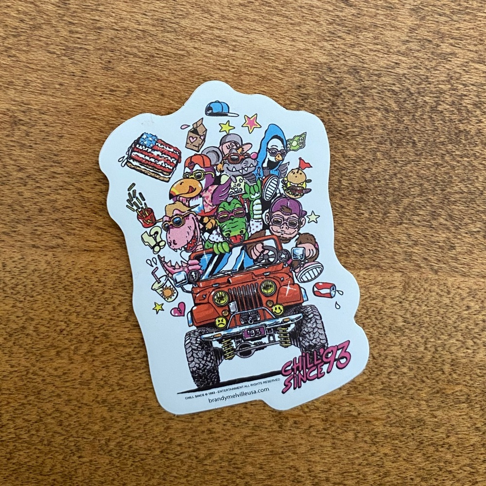Free add-on with orders $20+: Brandy Melville Sticker